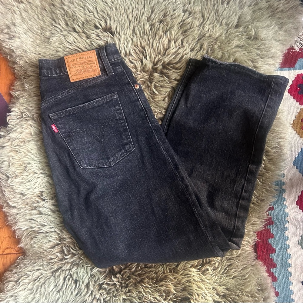 Levi’s ribcage straight ankle jeans